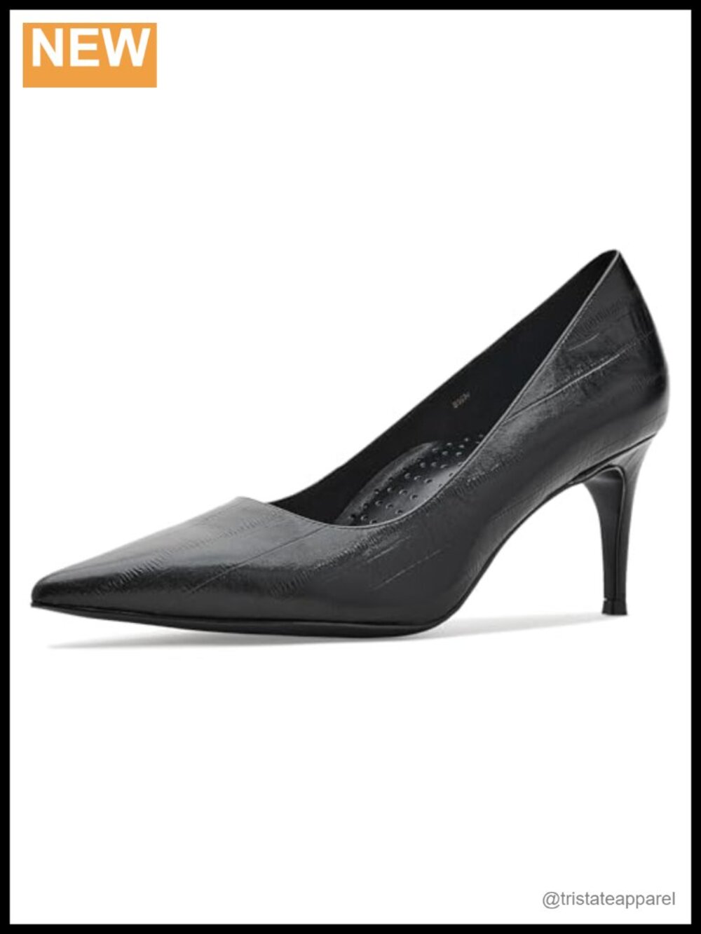 Pointed Toe Stiletto Heel Slip-On Pumps – Leather, Office to Evening